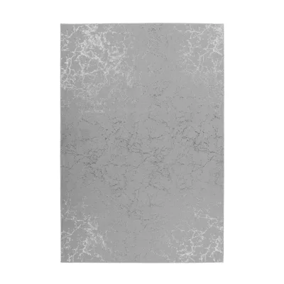 Kayoom Flachwebeteppich Bijou 225 Taupe / Silber Silber, Taupe 80x150 cm