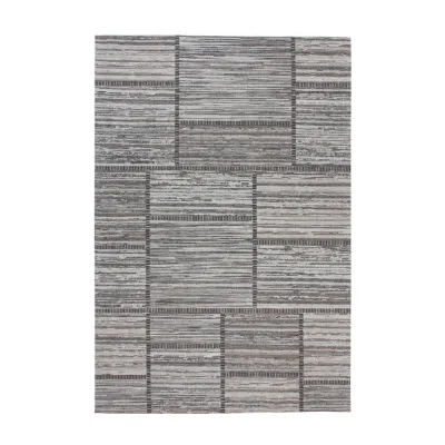 Kayoom Flachwebeteppich Phoenix 112 Natur / Grau Grau, Natur 120x170 cm