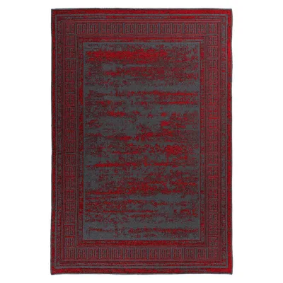 Kayoom Flachwebeteppich Rot 120x170 cm
