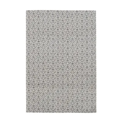 Kayoom Outdoorteppich Yoga Creme, Grau 120x170 cm