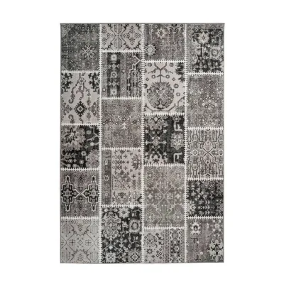 Kayoom Vintage-Teppich Ariya Grau 160x230 cm