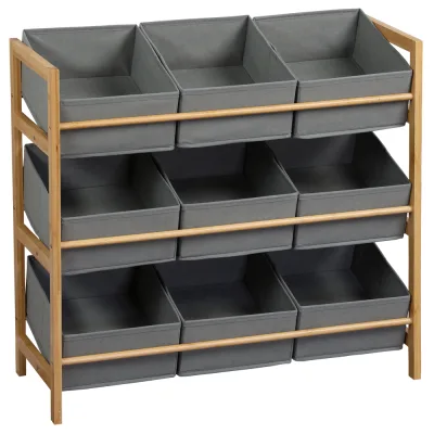 Kesper Regal Grau, Natur 65x60x30 cm