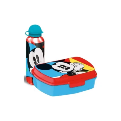 Kids Licensing Disney Mickey Mouse Lunchset Brotdose Trinkflasche