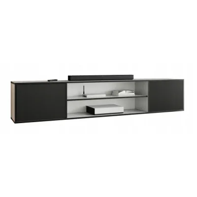 Kier Furniture Tv-Lowboard Weiß, Schwarz 206.4x42x38.9 cm