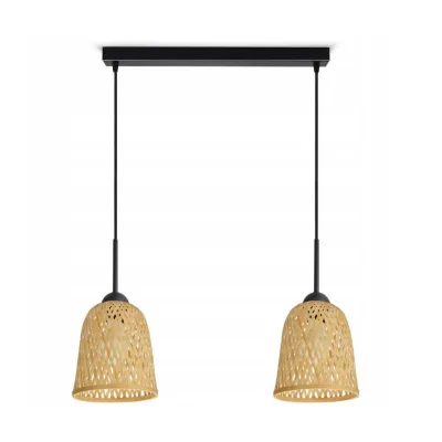 kiki design Pendelleuchte Schwarz, Weiß 60x100x17 cm