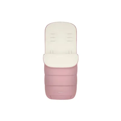 Kikkaboo Fußsack Classic für Kinderwagen Fleece Reißverschluss wasserabweisend pink
