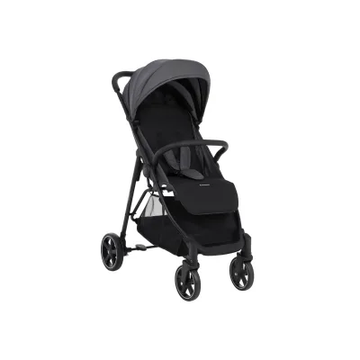 Kikkaboo Kinderwagen, Buggy Alexa 22 kg faltbar, Rückenlehne verstellbar, Gurt dunkelgrau