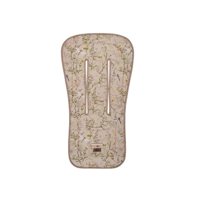 Kikkaboo Kinderwagen-Einlage Anti-Schweiß, Baumwolloberfläche, Sitzauflage beige