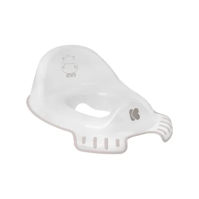 Kikkaboo Toilettenaufsatz Hippo Toilettensitz, anatomische Form, Spritzschutz beige