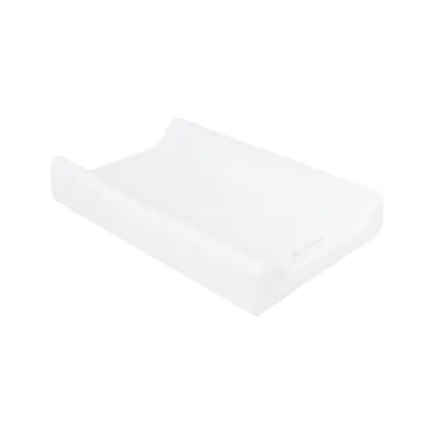 Kikkaboo Wickelauflage Memory-Schaum Airknit 70 x 45 cm seitlich erhöhter Rand weiß uni