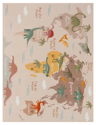 Kinderteppich Bini beige 200 cm quadrat