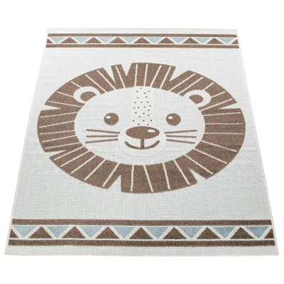 Kinderteppich in- & outdoor Twitara beige 140x200 cm