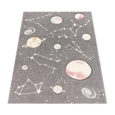 Kinderteppich Kosmos grau 160x230 cm