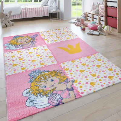 Kinderteppich Prinzessin lillifee pink 140x200 cm