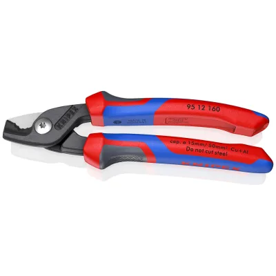 Knipex Kabelschere L.160mm Mehrkomp.-Hüllen