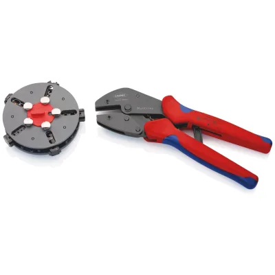 KNIPEX Netzwerk Werkzeug Crimpzange MultiCrimp