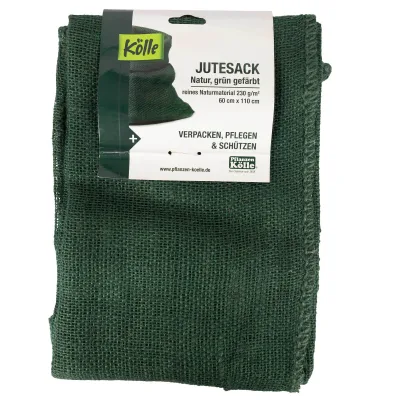 Kölle Jutesack, grün, ca. 60 x H110 cm