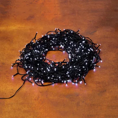 Kölle LED Lichterkette Gruppenbeleuchtung, kaltweiß, 768 LEDs, Länge ca. 7 m