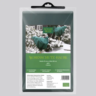 Kölles Beste Rosenschutz-Haube, grün, B75 x H80 cm, 2er-Pack