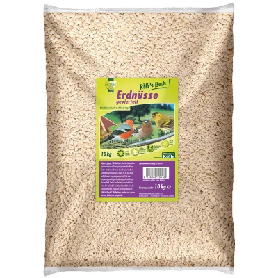 Kölle's Beste Wild-Vogelfutter Erdnüsse blanchiert, 10 kg