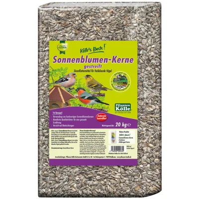 Kölle's Beste Wild-Vogelfutter Sonnenblumenkerne gestreift, 20 kg
