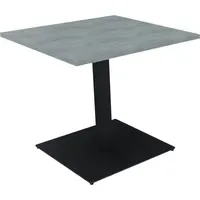 Konferenztisch communication 800 x 720 x 800 mm (B x H x T) anthrazit metallic
