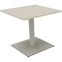 Konferenztisch communication 800 x 720 x 800 mm (B x H x T) silberaluminium