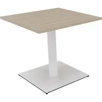 Konferenztisch communication 800 x 720 x 800 mm (B x H x T) verkehrsweiß