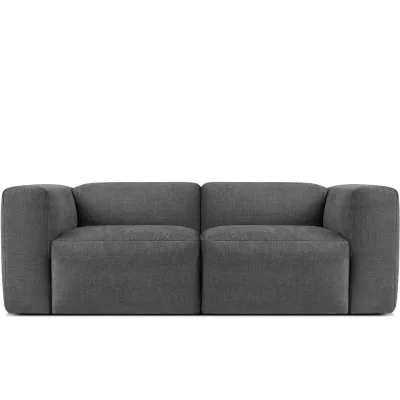 Konsimo® 2-Sitzer-Modulsofa Grau 210x73x96 cm
