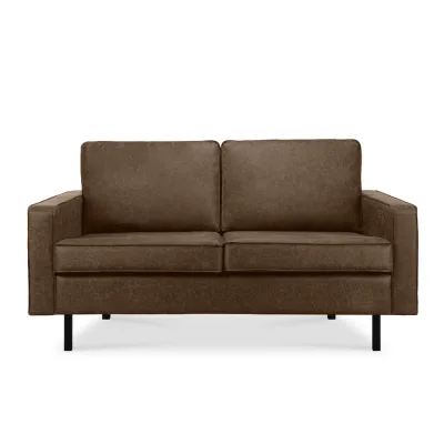 Konsimo® 2-Sitzer-Sofa Dunkelbraun 164x87x98 cm