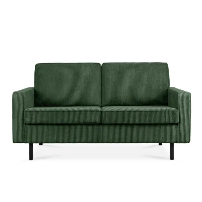Konsimo® 2-Sitzer-Sofa Dunkelgrün 164x87x98 cm