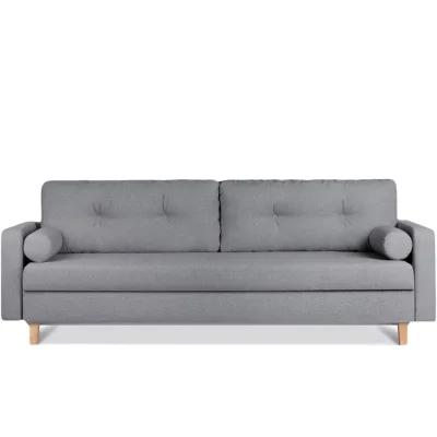 Konsimo® 3-Sitzer-Schlafsofa Dunkelgrau 220x80x100 cm