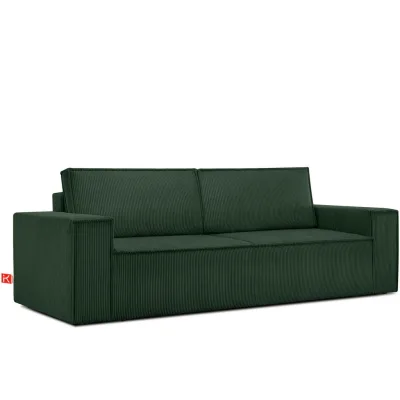 Konsimo® 3-Sitzer-Schlafsofa Dunkelgrün 244x89x101 cm