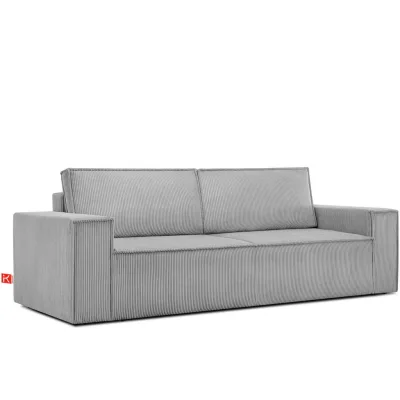 Konsimo® 3-Sitzer-Schlafsofa Hellgrau 244x89x101 cm