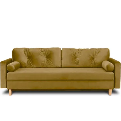 Konsimo® 3-Sitzer-Schlafsofa Honig 220x80x100 cm