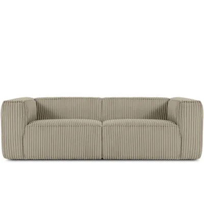 Konsimo® 3-Sitzer-Sofa Beige 246x73x96 cm