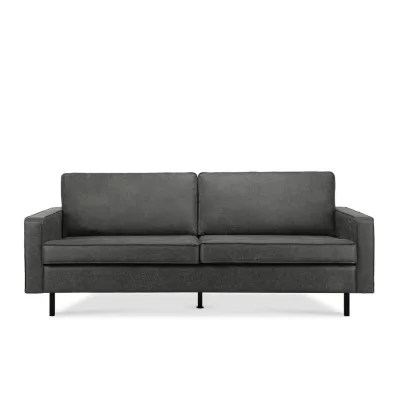 Konsimo® 3-Sitzer-Sofa Dunkelgrau 209x87x98 cm