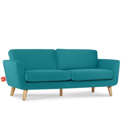 Konsimo® 3-Sitzer-Sofa Türkis 88x80x190 cm