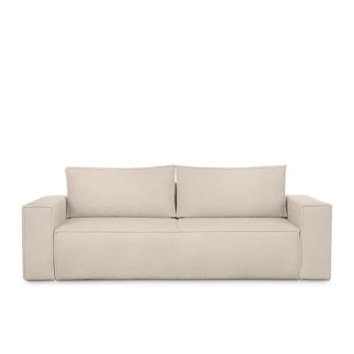 Konsimo® 3-Sitzer-Sofa Weiß, Creme 244x89x101 cm