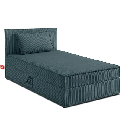 Konsimo® Boxspringbett Blau 90x200 cm