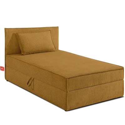 Konsimo® Boxspringbett Gelb 80x200 cm