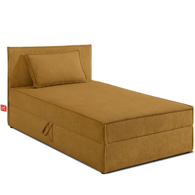Konsimo® Boxspringbett Gelb 90x200 cm