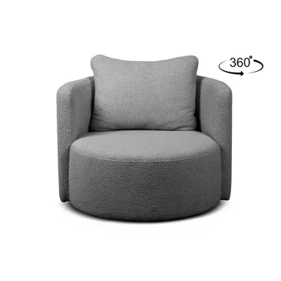 Konsimo® Drehsessel Dunkelgrau 92x75x94 cm
