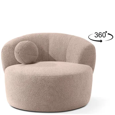 Konsimo® Drehsessel Pink 105x76x100 cm