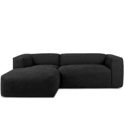 Konsimo® Eckmodulsofa-Links Graphit 225x176 cm