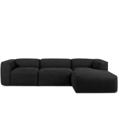 Konsimo® Eckmodulsofa-Rechts Graphit 285x176 cm