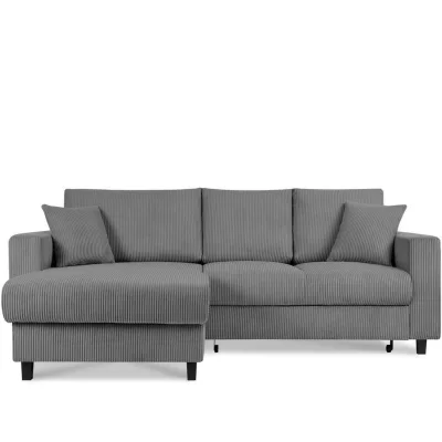 Konsimo® Eckschlafsofa Dunkelgrau 234x90 cm