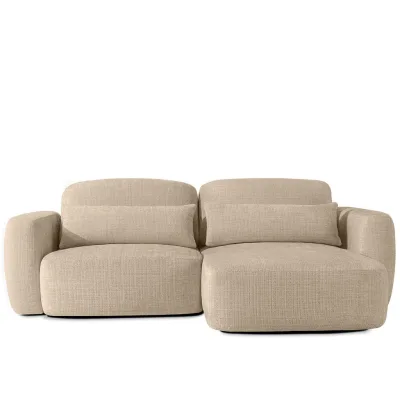Konsimo® Ecksofa Beige 245x165 cm