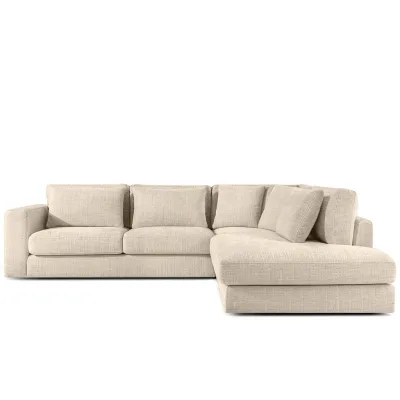 Konsimo® Ecksofa Creme 297x248 cm