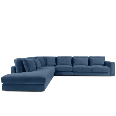 Konsimo® Ecksofa Dunkelblau 377x328 cm